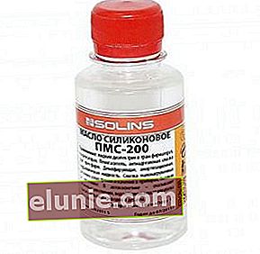 aceite de silicona PMS-200 para el ennegrecimiento del caucho