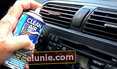 Limpieza del aire acondicionado del coche