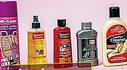 Detergenti per la pelle degli interni dell'auto