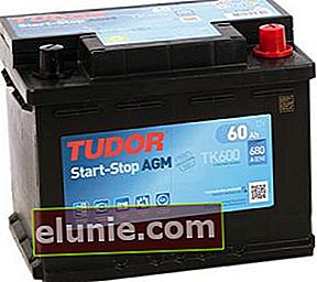 TUDOR AGM Start-Stop TK600