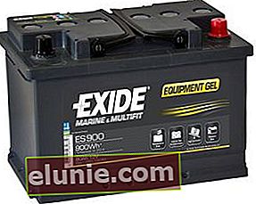 EXIDE 6CT-80 Aze ES900 EQUIPMENT GEL