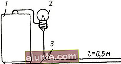 controllo dell'accensione tramite una lampadina