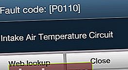 P0110 - error del sensor de temperatura del aire de admisión