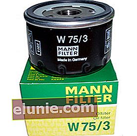 Filtro de aceite Mann-Filter W75 / 3